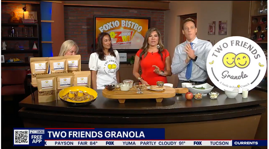 Two Friends Granola Featured on FOX 10 Arizona Morning